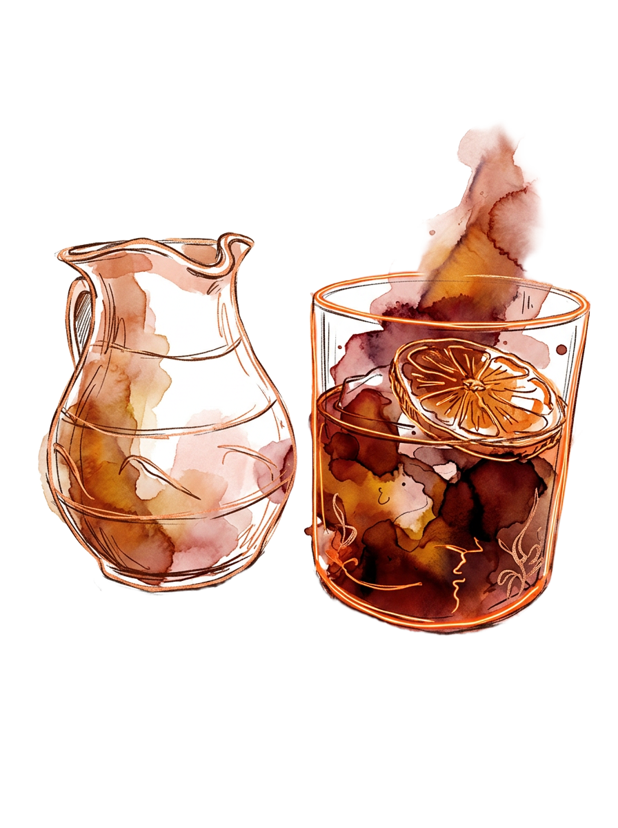 Troodos Negroni — served at Cosmos